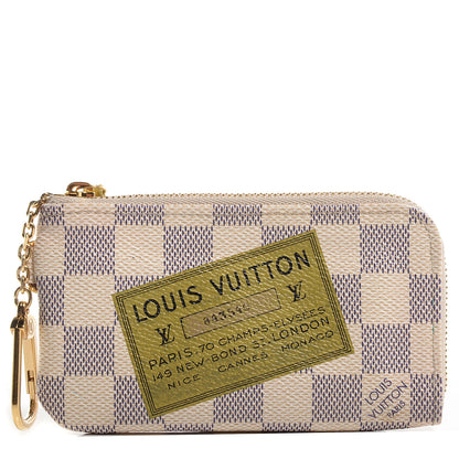 Louis Vuitton Damier Azur Complice Trunks and Bags Key Pouch 1 of 2