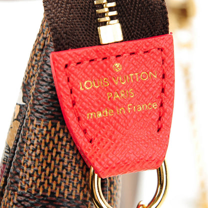 Louis Vuitton Damier Ebene 2015 Christmas Animation Mini Pochette Accessories 5 of 7