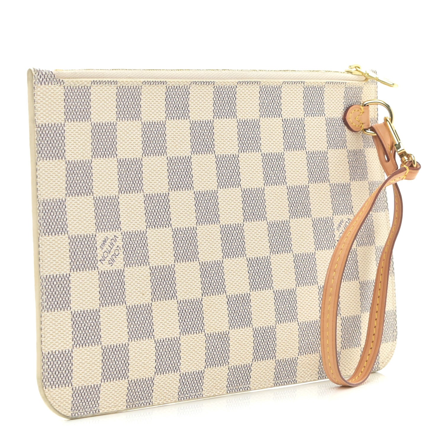 Louis Vuitton Damier Azur Neverfull MM GM Pochette 3 of 12