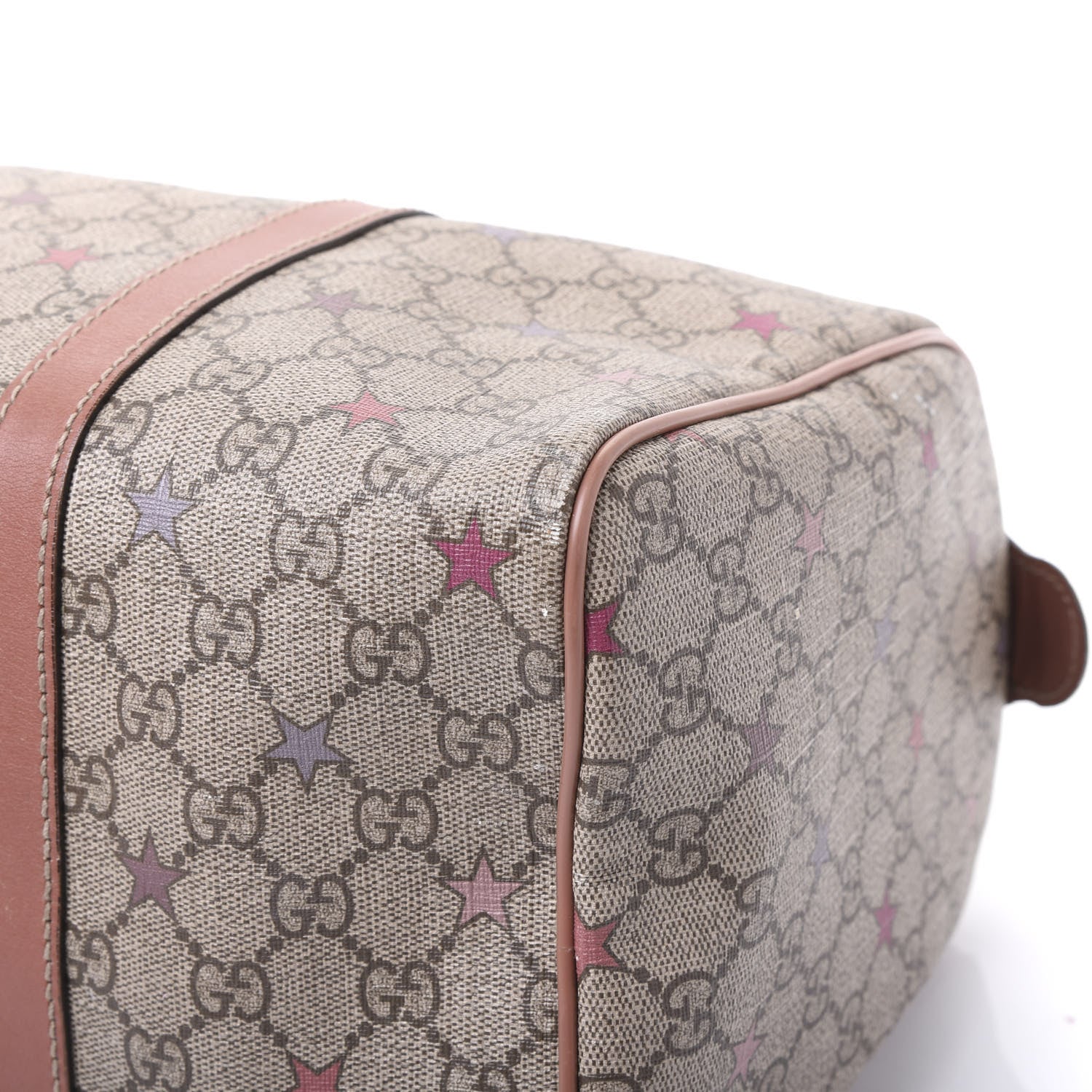 Gucci GG Supreme Stars Medium Joy Boston Pink 6 of 14