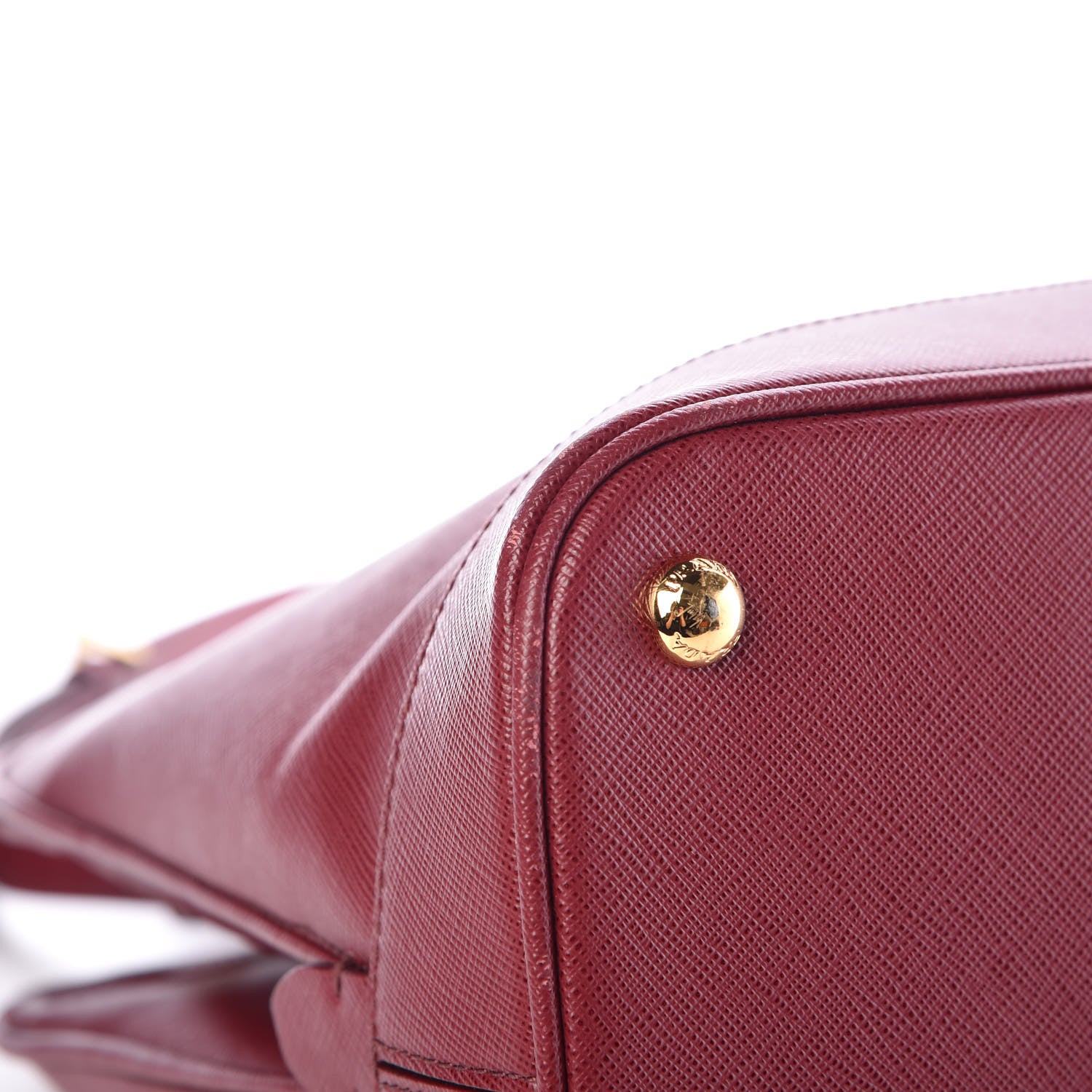 Prada Saffiano Lux Open Promenade Tote Cherry 8 of 16
