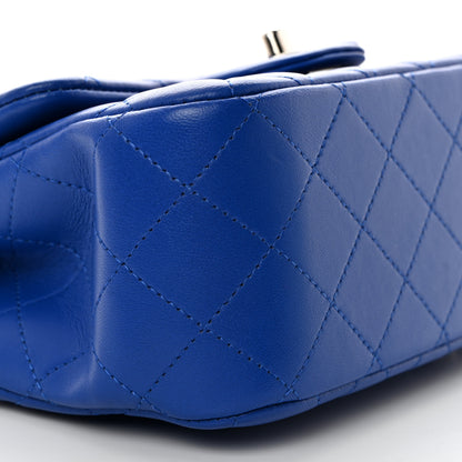 Chanel Lambskin Quilted Mini Square Flap Royal Blue 9 of 10