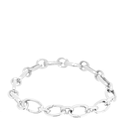 Tiffany Sterling Silver Oval Clasping Link Bracelet 1 of 5