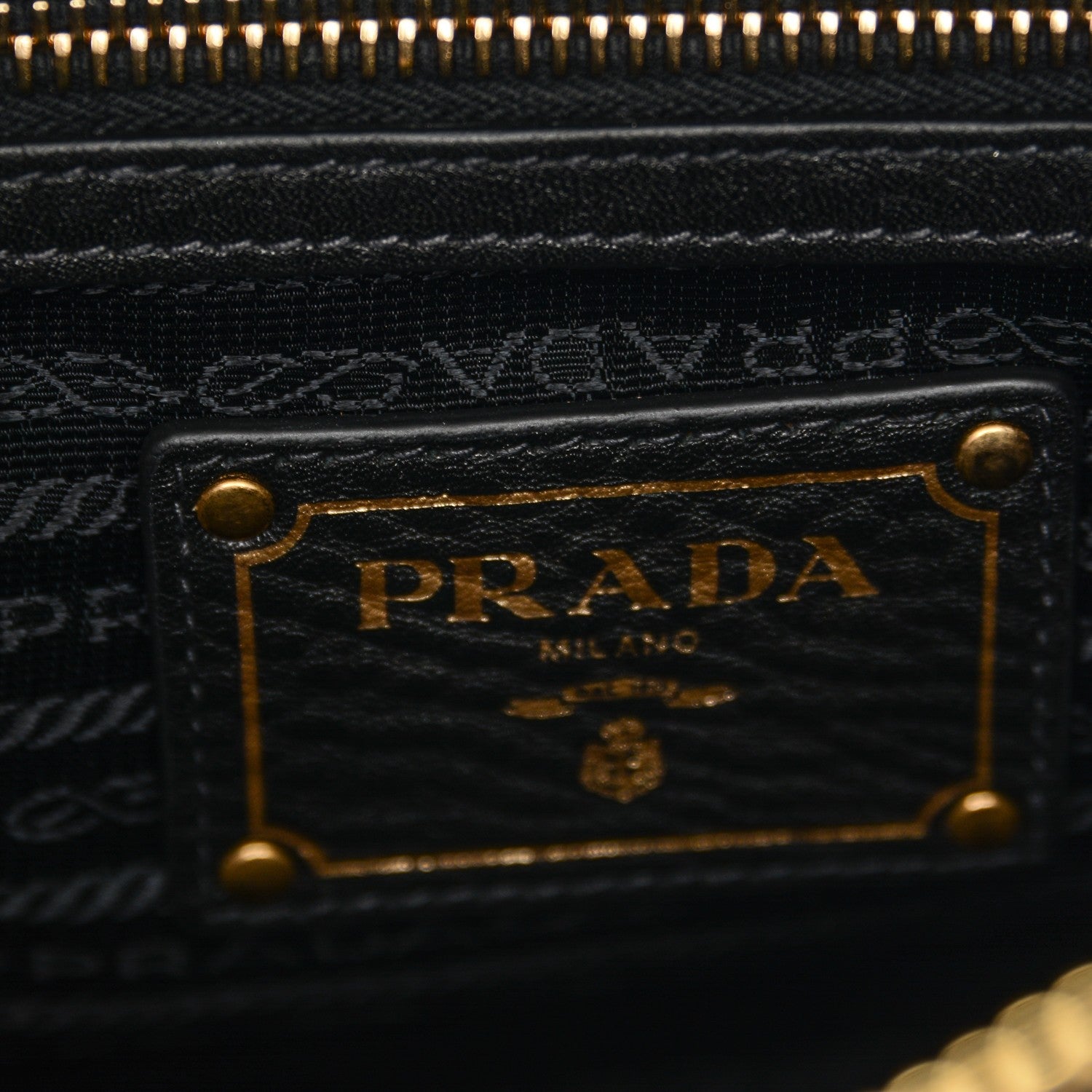 Prada Vitello Daino Shopping Satchel Black 6 of 8