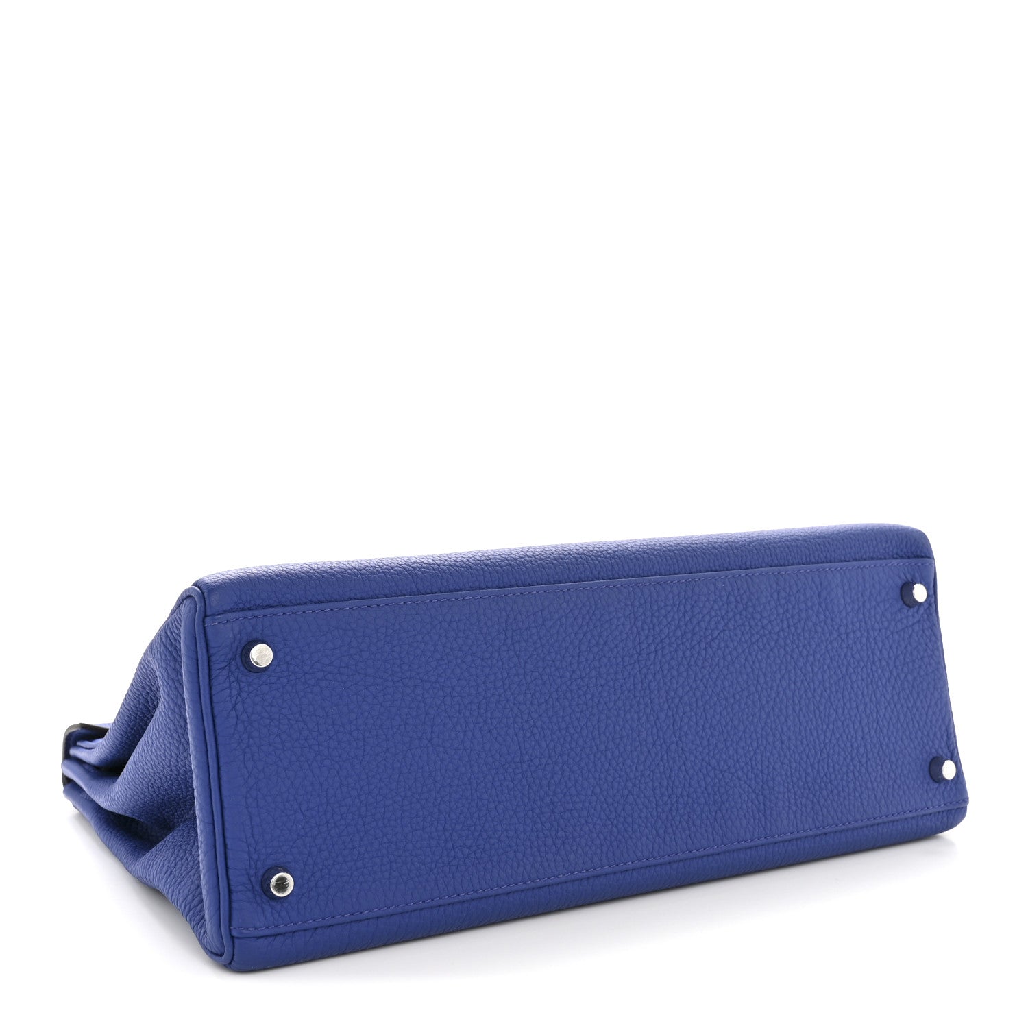 Hermes Togo Kelly Retourne 35 Bleu Electrique 4 of 11