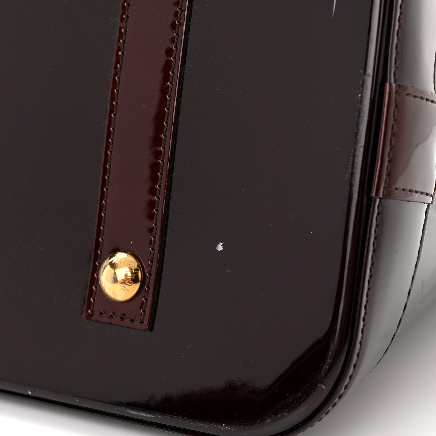 Louis Vuitton Vernis Alma GM Amarante 10 of 11