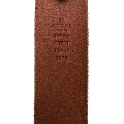 Gucci Faded Calfskin Double G 40mm Belt 100 40 Cuir 3 of 4
