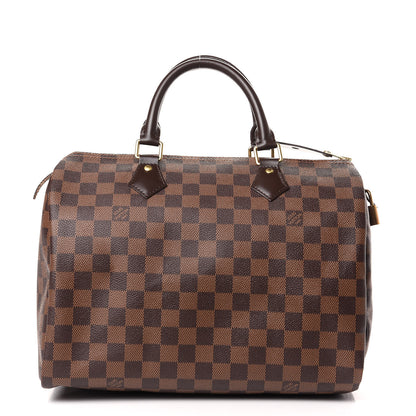 Louis Vuitton Damier Ebene Speedy 30 1 of 12