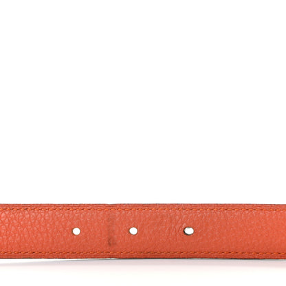 Hermes Box Togo 24mm Mini Constance H Belt 85 Orange Gold 3 of 6