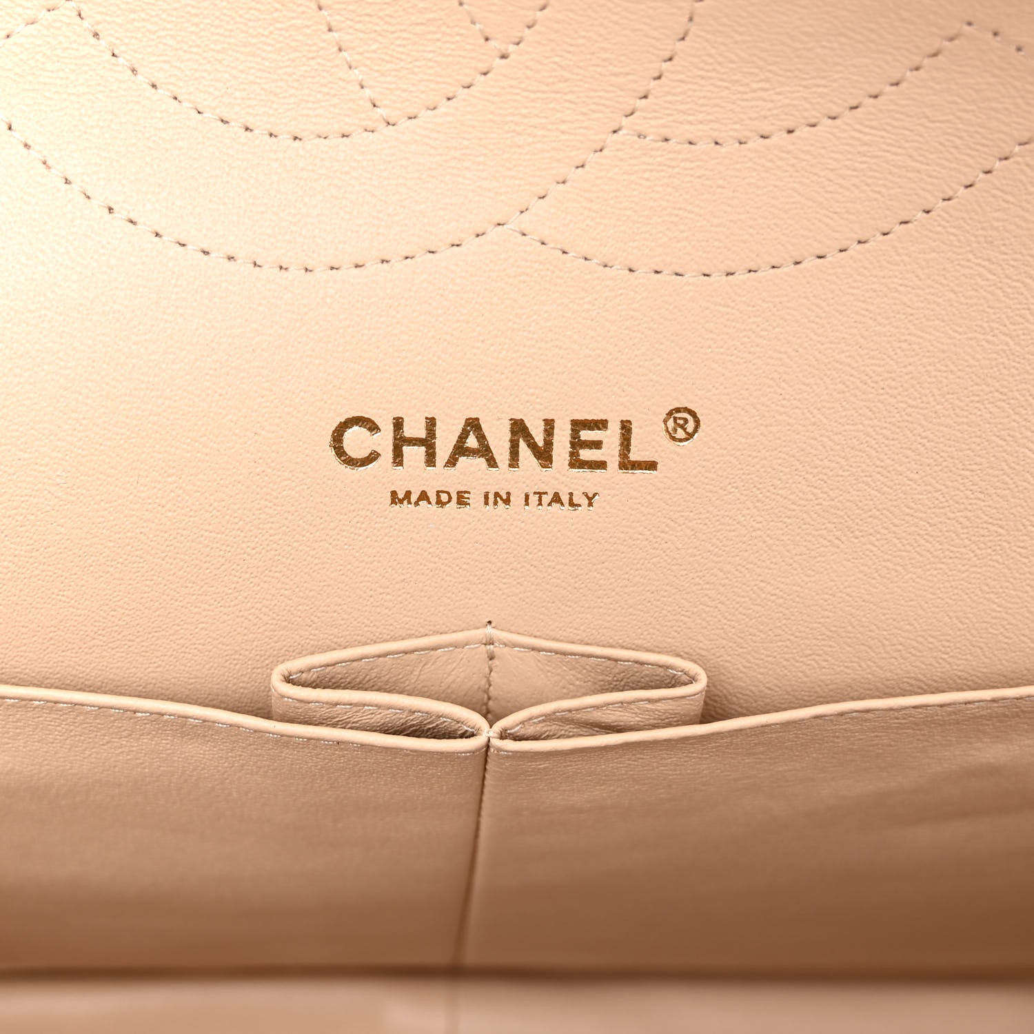 Chanel Caviar Quilted Jumbo Double Flap Light Beige 6 of 10
