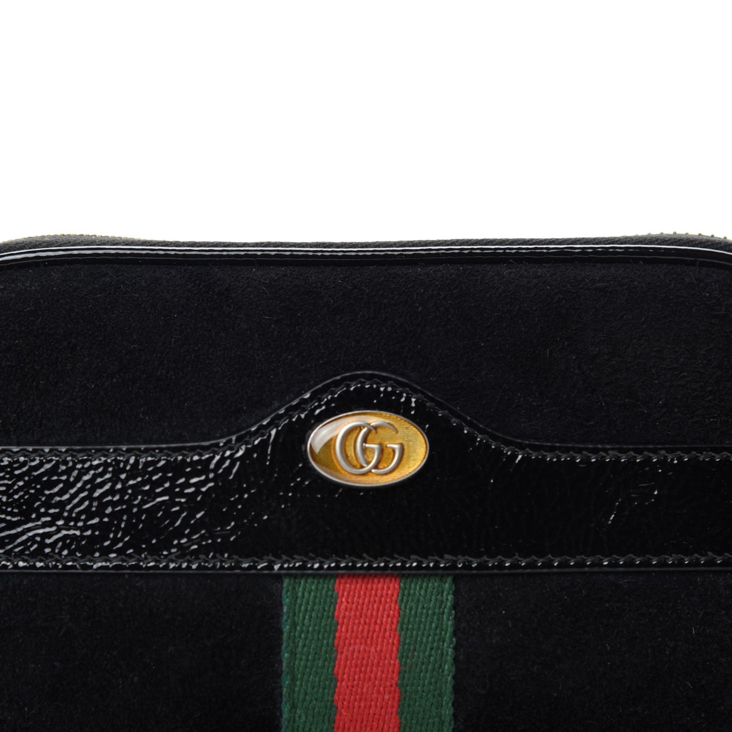 Suede Patent Ophidia Belted iPhone Case 85 34 Black