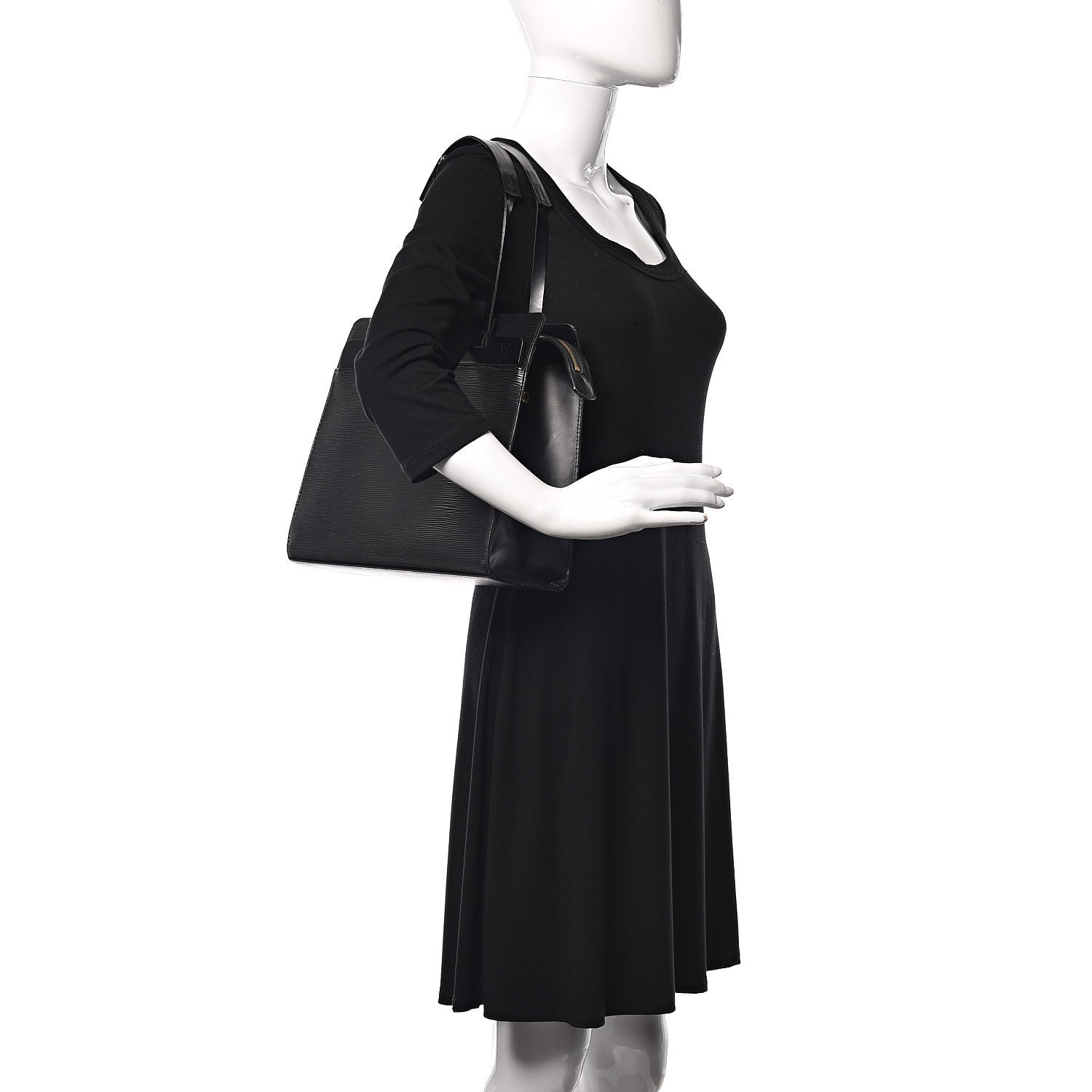 Louis Vuitton Epi Croisette PM Black 2 of 18