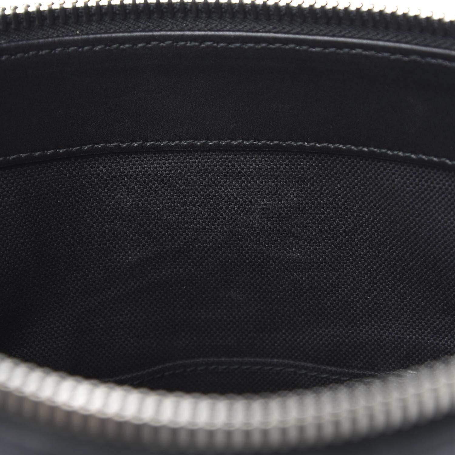 Gucci GG Supreme Monogram Appia Calfskin Web Flat Messenger Bag Black Grey 11 of 12