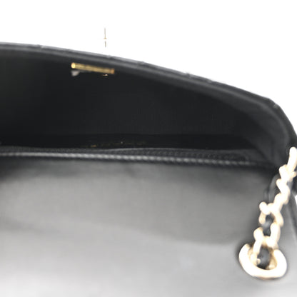 Chanel Lambskin Resin Quilted Mini Heart Square Flap Black 5 of 10