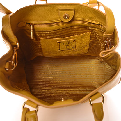 Prada Vitello Daino Tote Mimosa 6 of 24