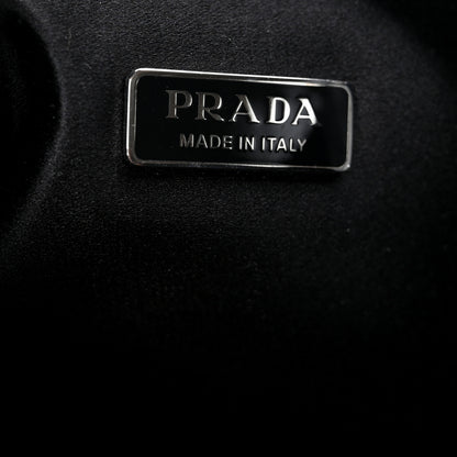Prada Satin Crystal Mini Re-Edition 2000 Bag Black 5 of 10