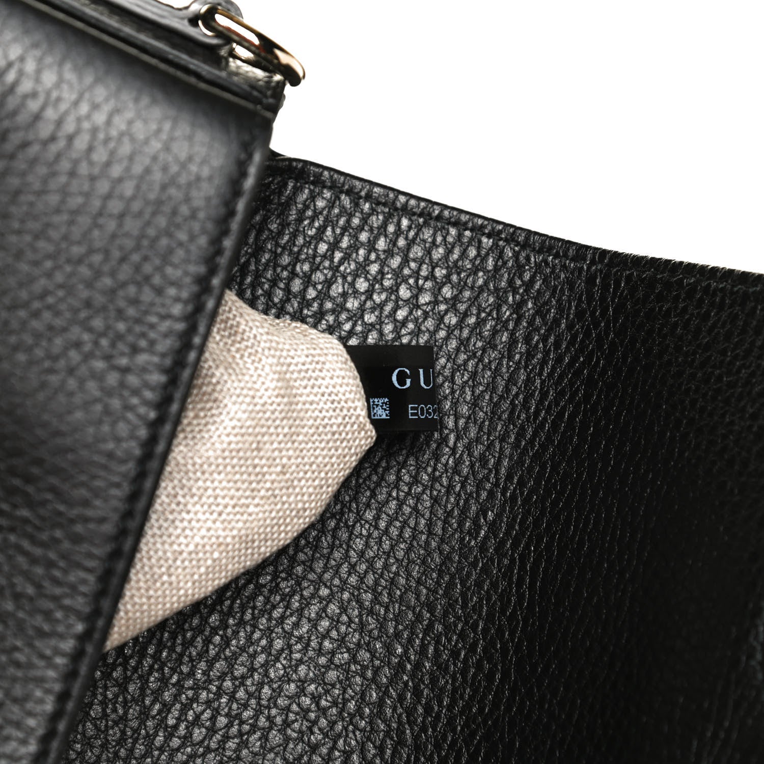 Gucci Dollar Calfskin Interlocking G Crossbody Bag Black 6 of 11