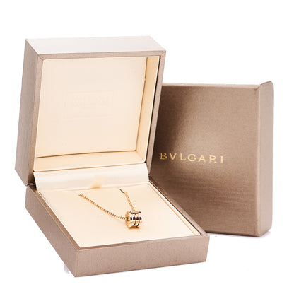 Bulgari 18K Rose Gold Mini B.Zero1 Pendant Necklace 7 of 7
