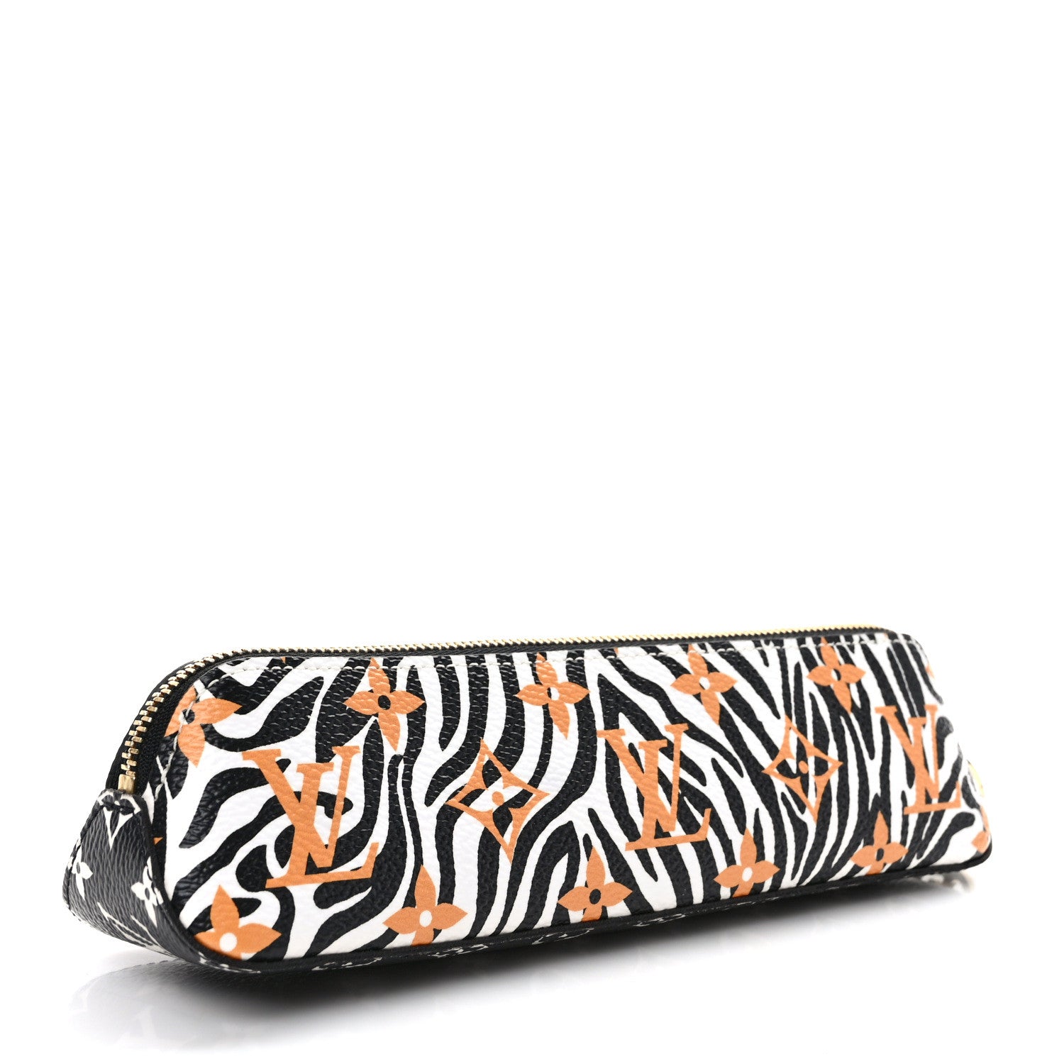 Louis Vuitton Monogram Giant Jungle Elizabeth Pencil Pouch Caramel 3 of 7