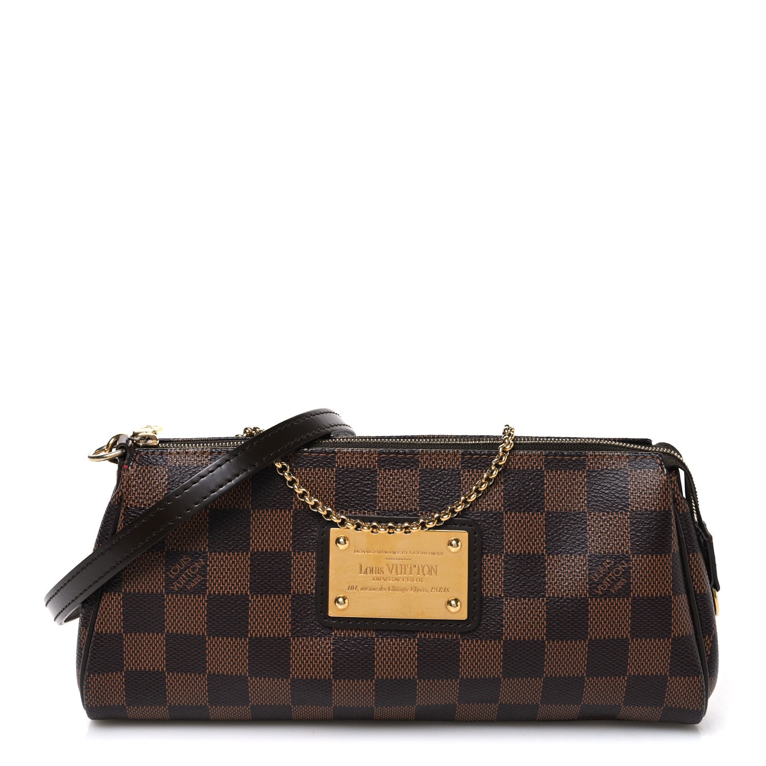 Louis Vuitton Damier Ebene Eva Clutch 1 of 11