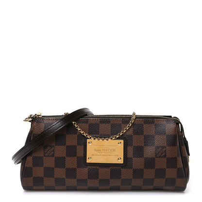 Louis Vuitton Damier Ebene Eva Clutch 1 of 11