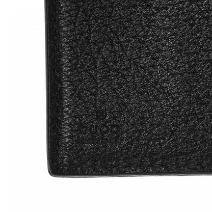 Gucci Calfskin Boar Effect GG Marmont Card Case Black 6 of 6