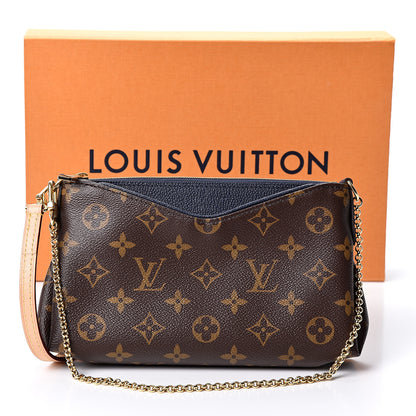 Louis Vuitton Monogram Pallas Clutch Blue Marine 10 of 10