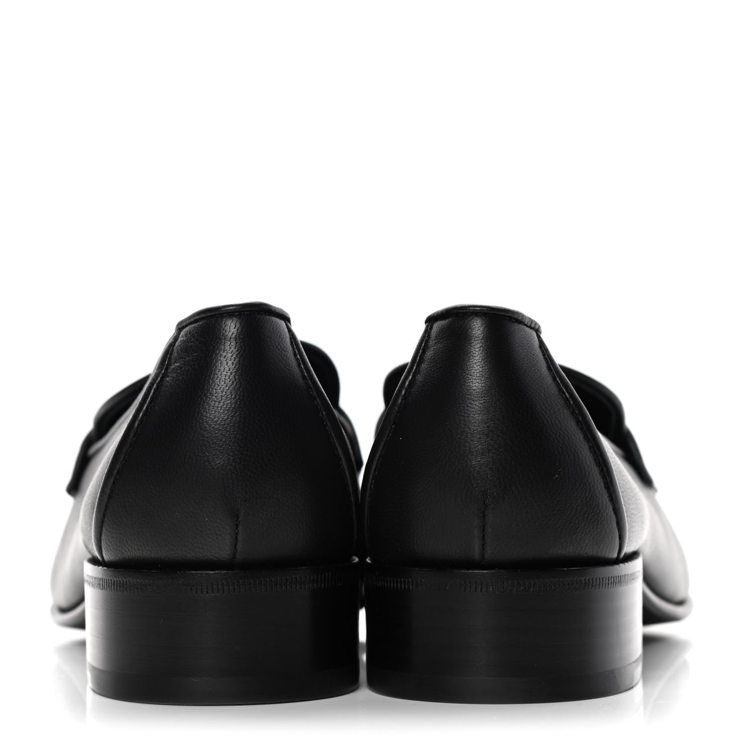 Chanel Lambskin Quilted Womens CC Loafers 39 Black 6 of 10