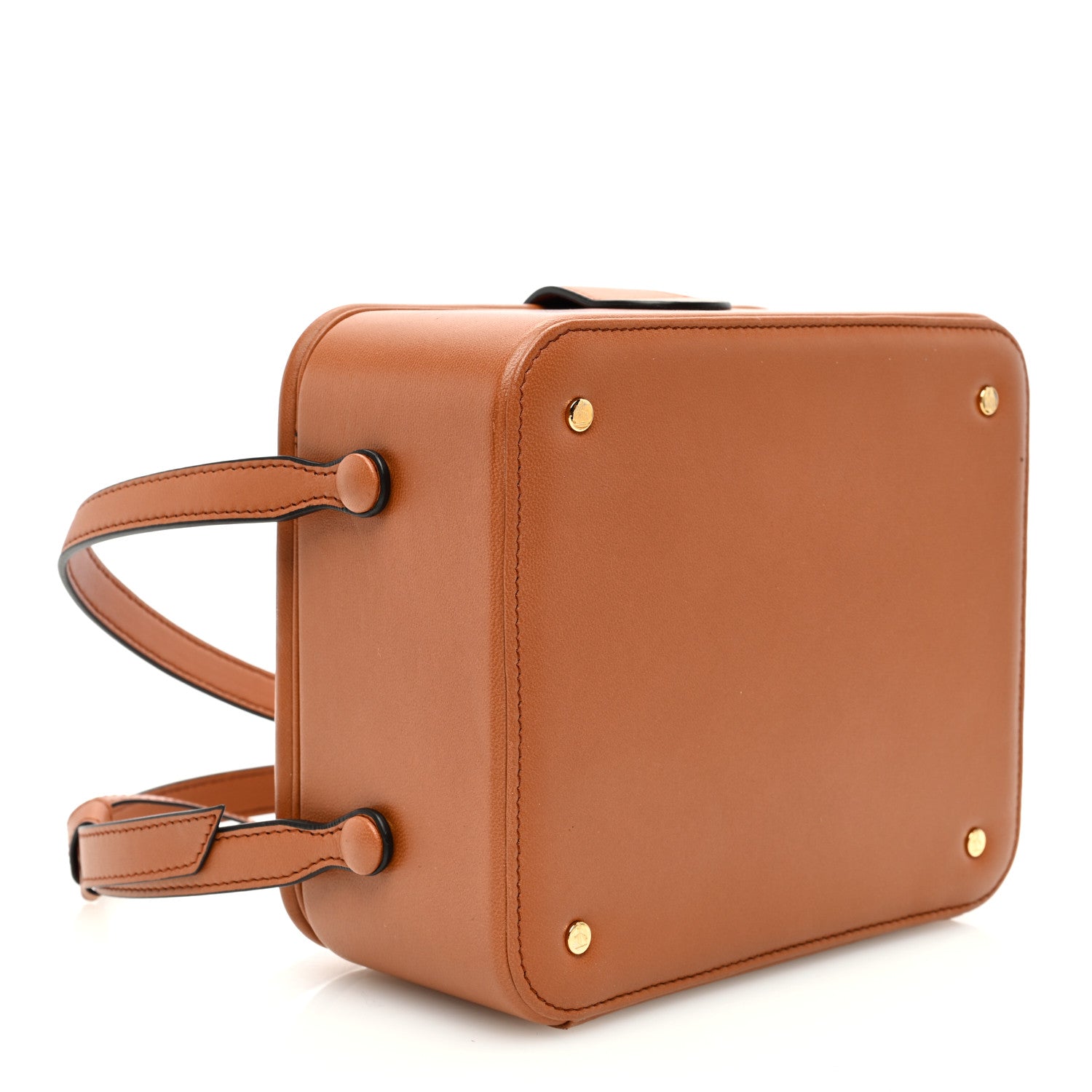 Lanvin Lambskin Bento Bag Shoulder Bag Earth 4 of 9