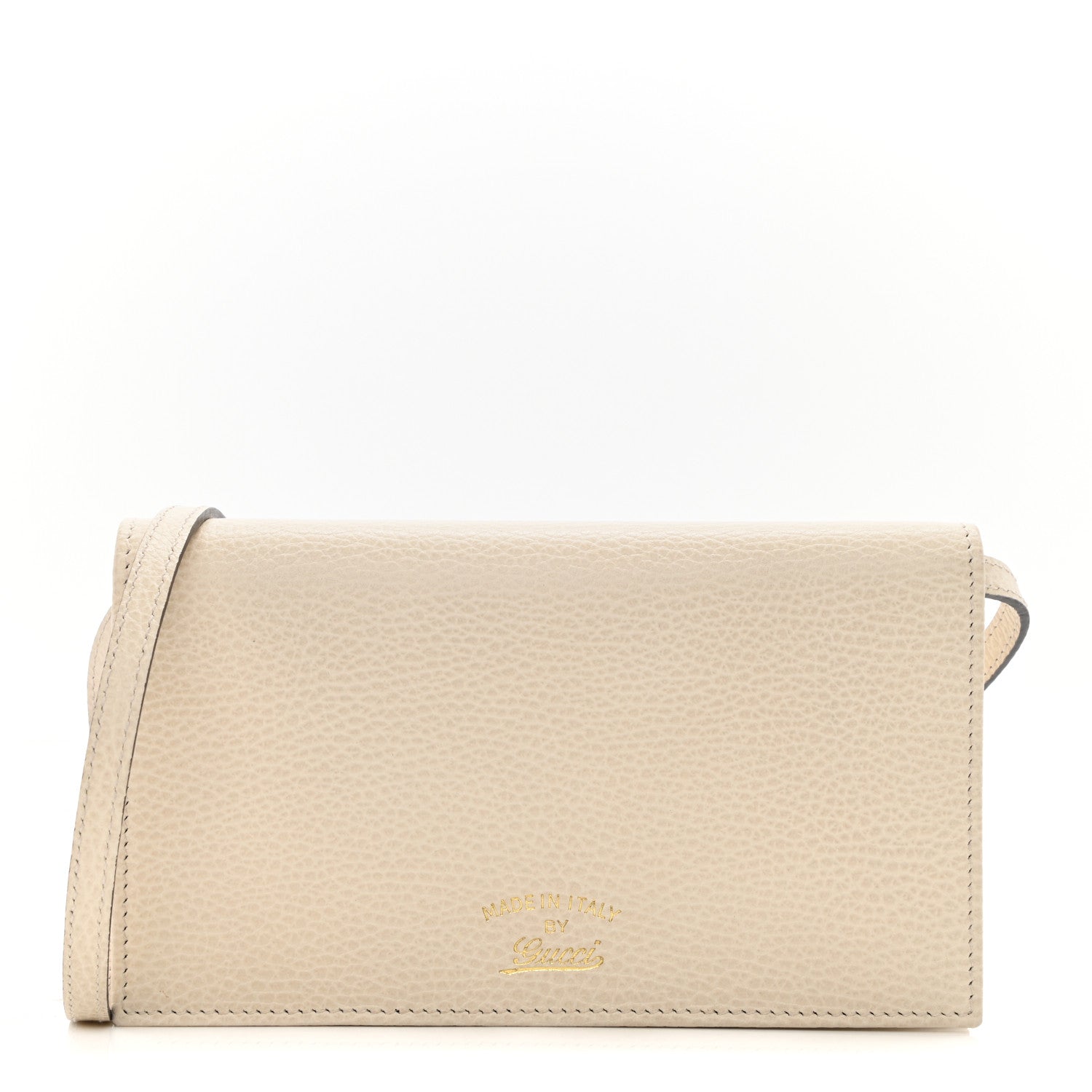 Gucci Dollar Calfskin Mini Swing Wallet Bag Mystic White 1 of 10
