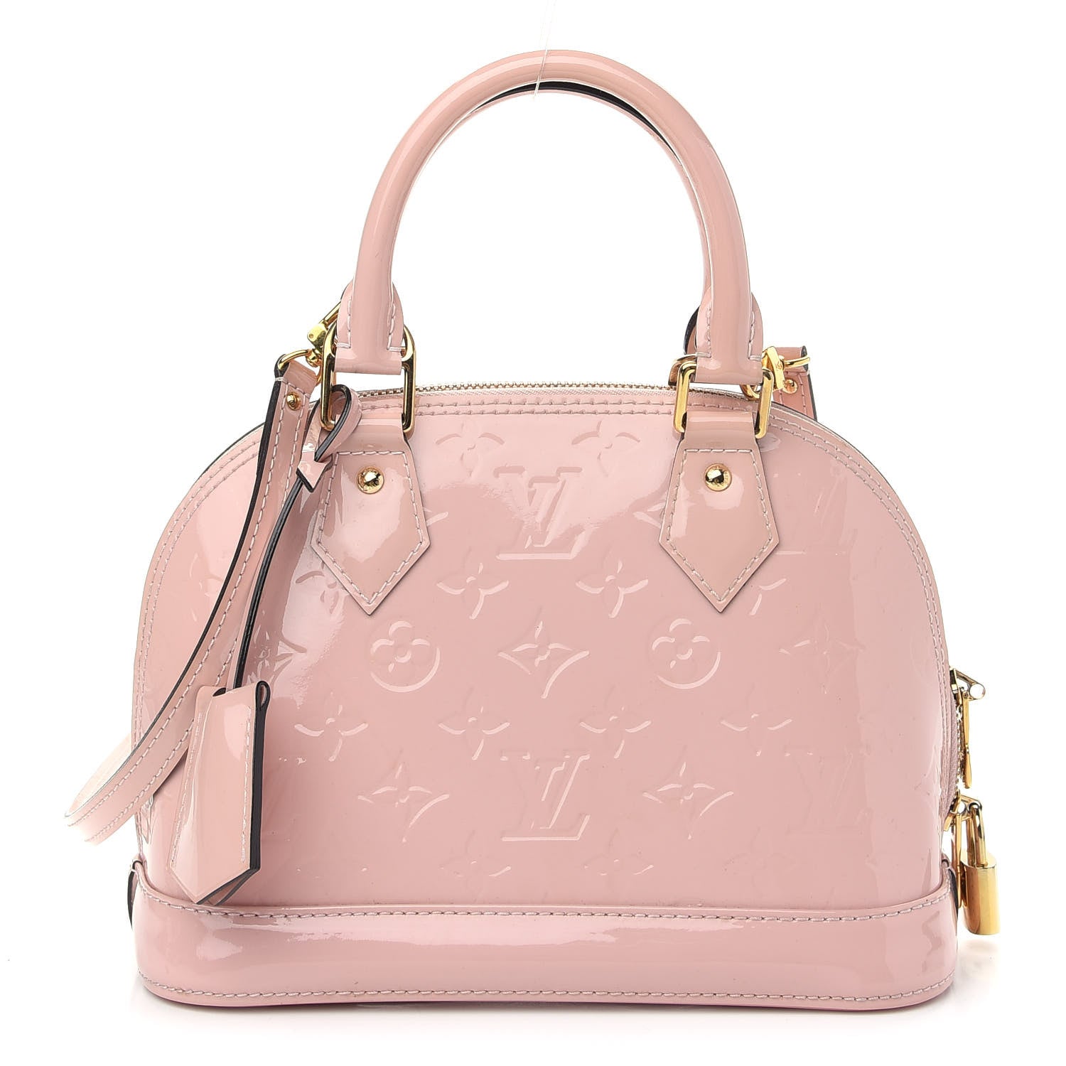 Louis Vuitton Vernis Alma BB Rose Ballerine 1 of 8