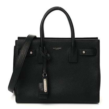 Saint Laurent Grained Calfskin Baby Sac De Jour Souple Black 1 of 10