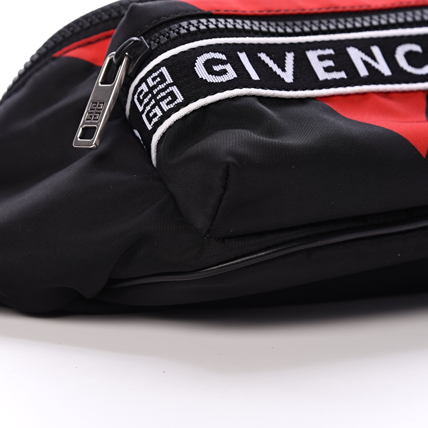 Givenchy Nylon Light 3 Bum Bag Black Red 9 of 10