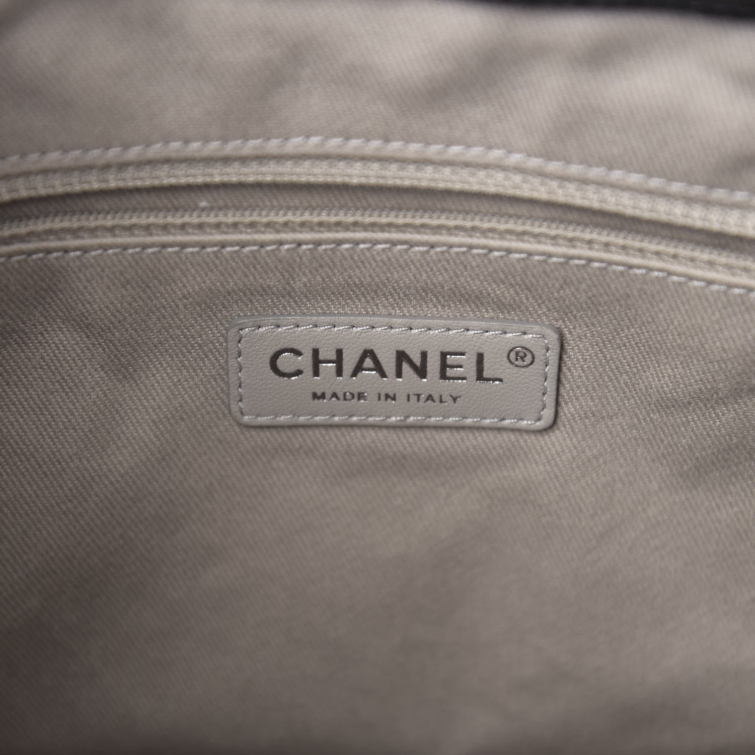 Chanel Caviar Quilted CC Shopping Tote Black 6 of 11