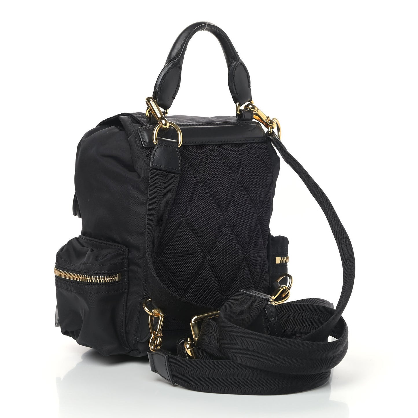 Nylon Small Crossbody Rucksack Backpack
