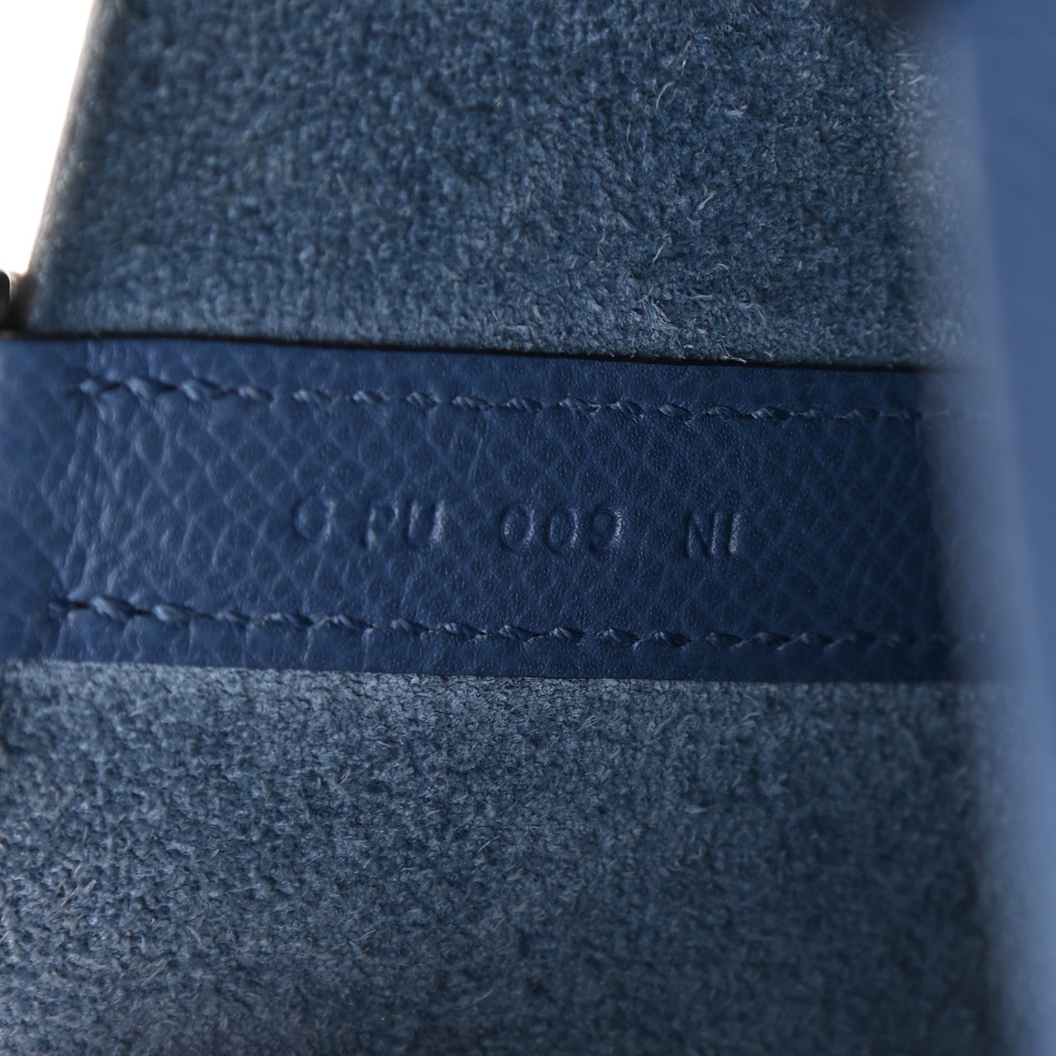 Hermes Epsom Tressage De Cuir Picotin Lock 22 MM Bleu Encre Brique Black 7 of 10