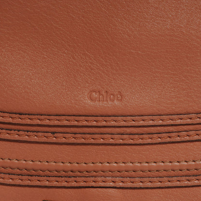 Chloe Calfskin Medium Marcie Satchel Clay 9 of 10