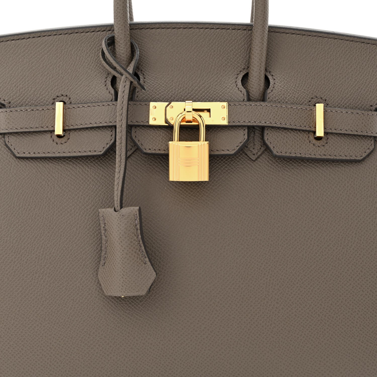Hermes Epsom Birkin Sellier 25 Etain 8 of 11
