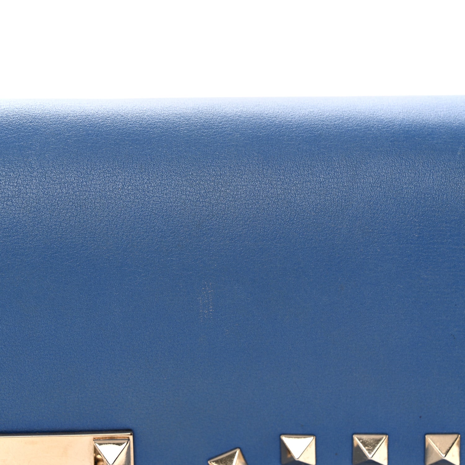 Valentino Garavani Vitello Medium Rockstud Flip Lock Crossbody Bag Acid Blue 18 of 21