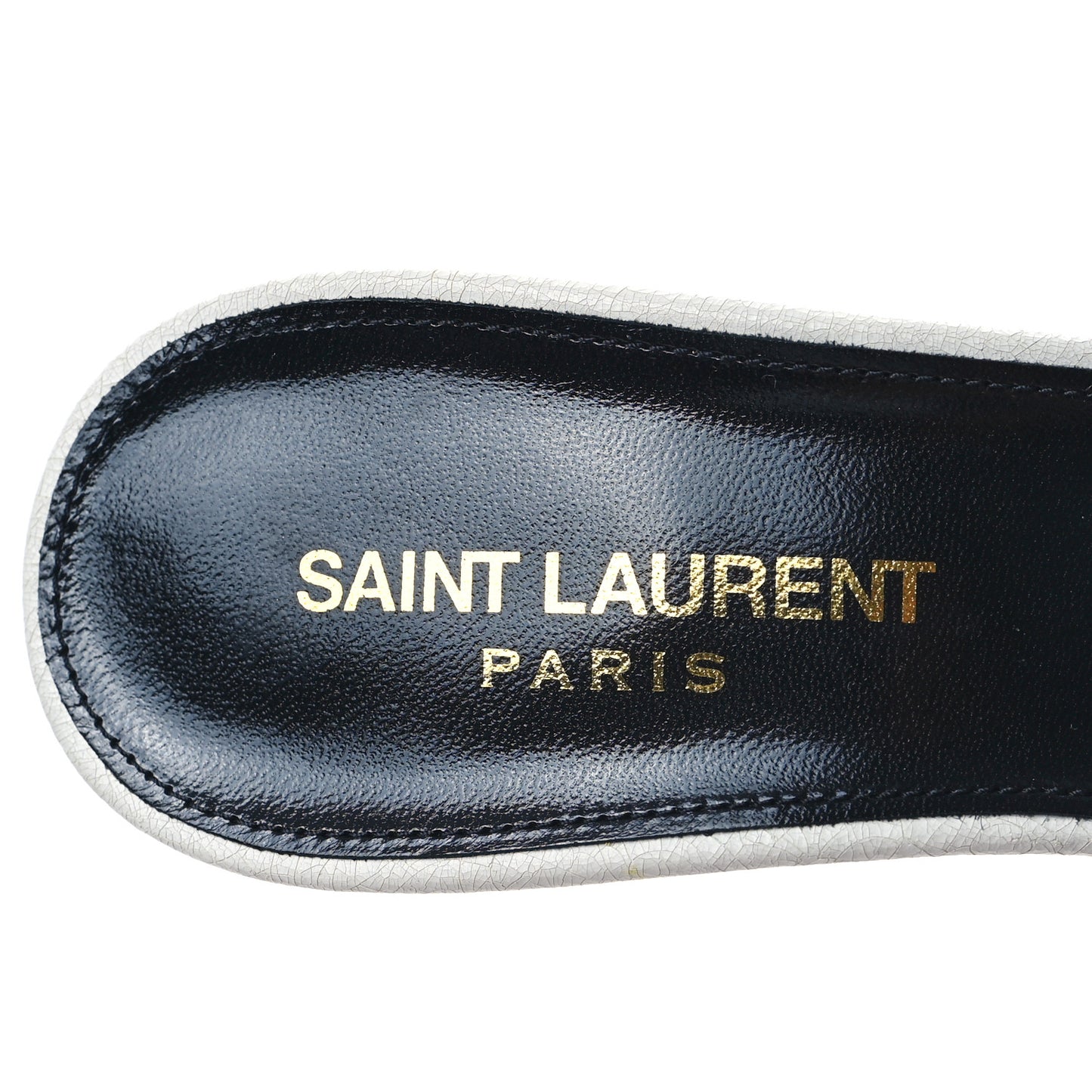 Grain De Poudre Tribute 85 Slide Studded Sandals 36 Off White