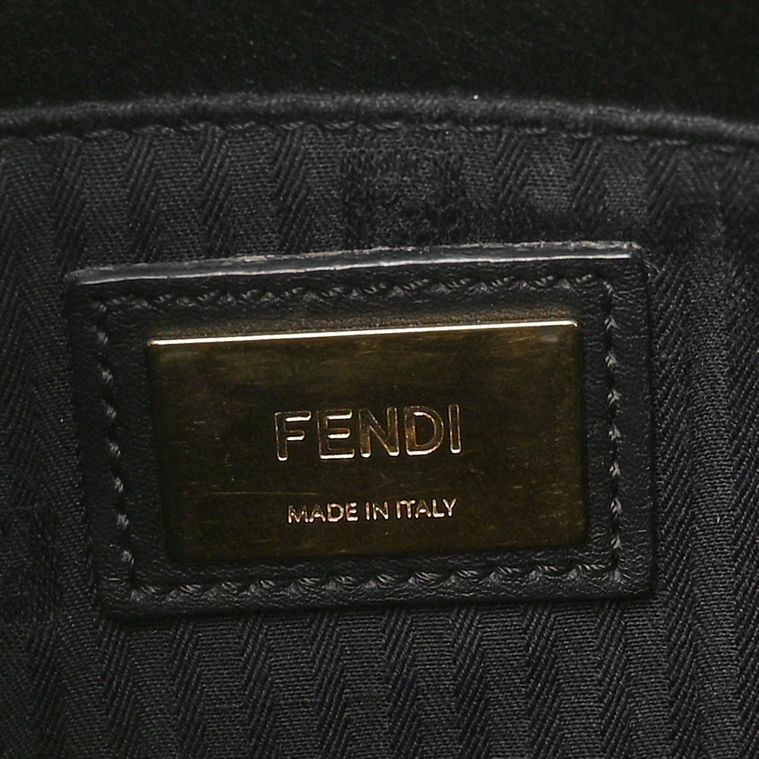 Fendi Vitello Elite Regular 2Jours Tote Black 6 of 9
