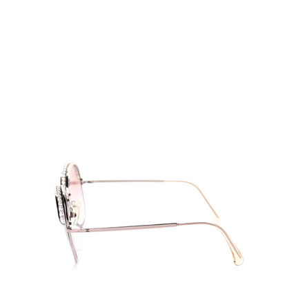 Chanel Pearl Sunglasses 4246-H Pink Gold 3 of 7