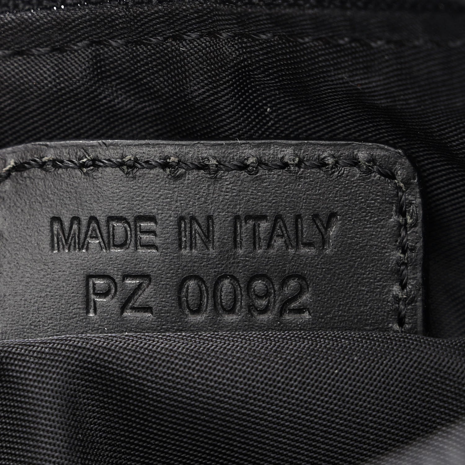 Christian Dior Monogram Shoulder Bag Pochette Black 7 of 14