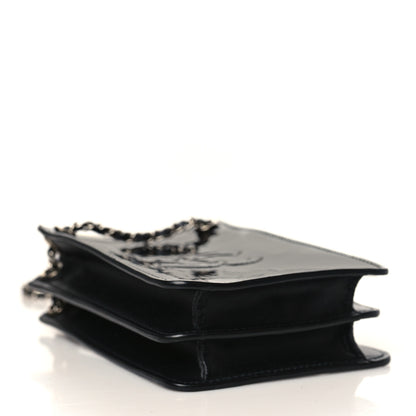 Chanel Patent CC Phone Holder Crossbody Black 4 of 9