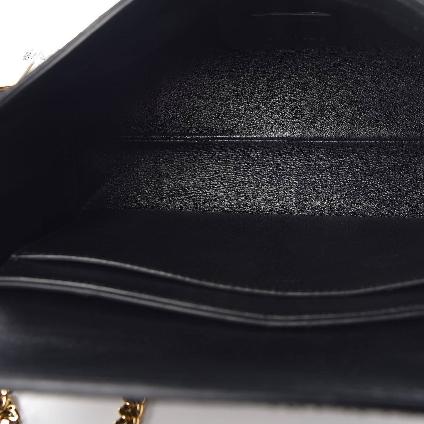 Python Medium Elle Chain Clutch Light Grey