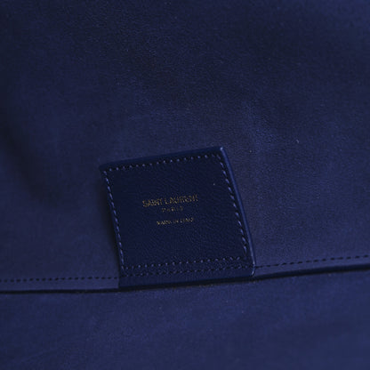 Saint Laurent Calfskin Large Shopping Tote Saphir 7 of 12