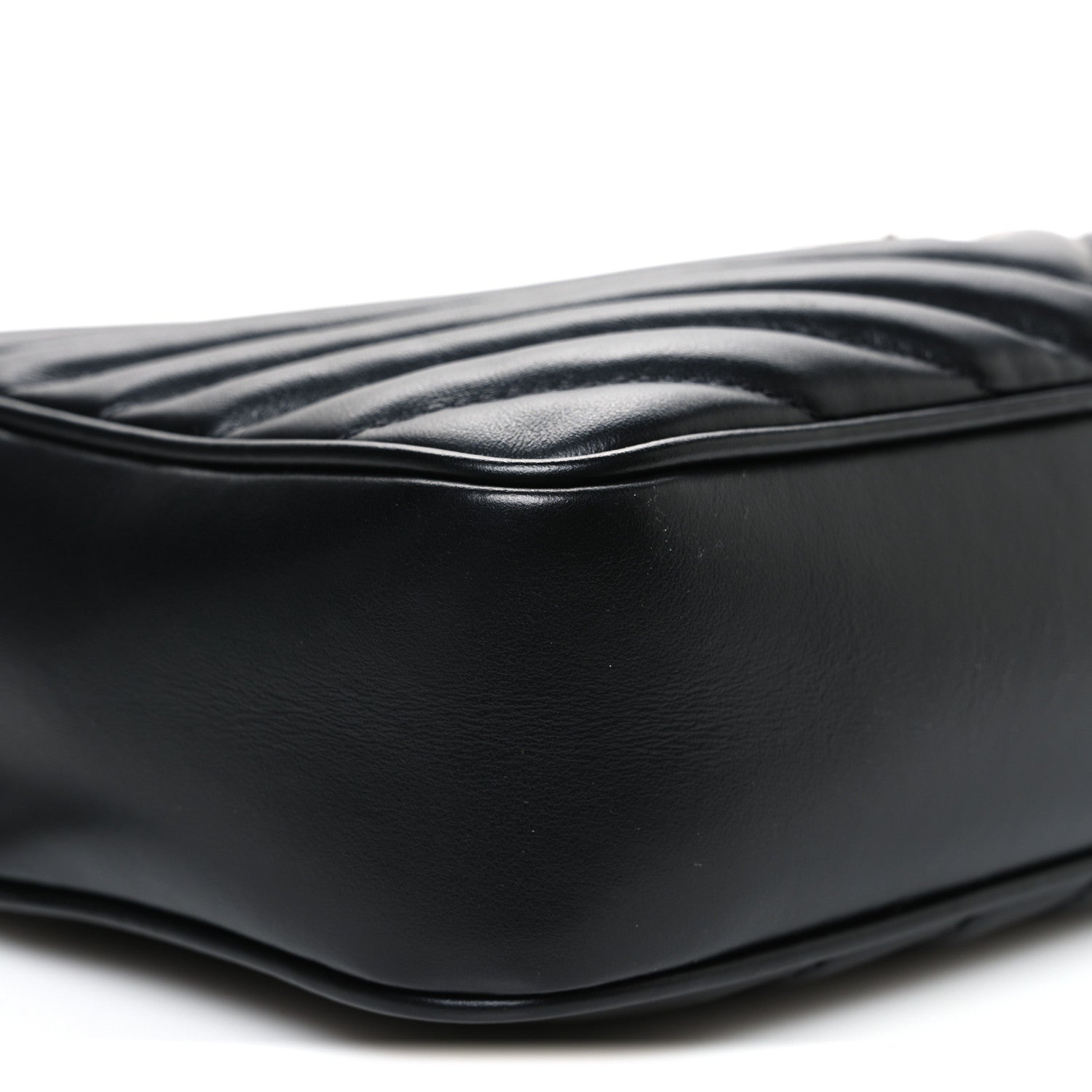 Saint Laurent Calfskin Matelasse Monogram Lou Camera Bag Black 9 of 10