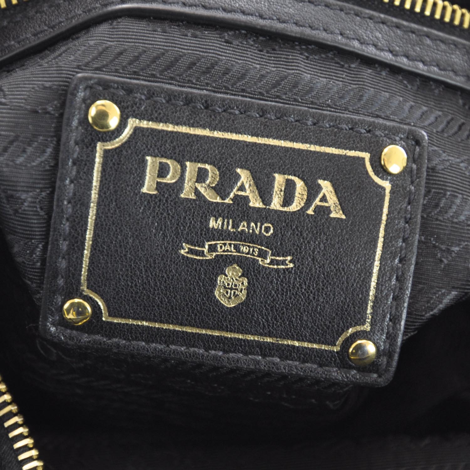 Prada Leather Hobo Nero Black 8 of 10