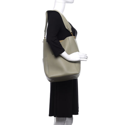 Celine Soft Grained Calfskin Sangle Bucket Bag Taupe 2 of 9