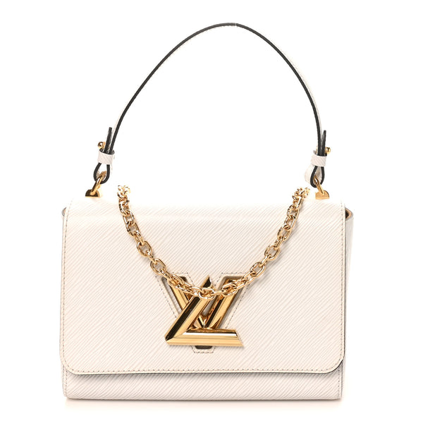 LOUIS VUITTON ストラップ ホワイト ゴールド Louis Vuitton Epi Twist Shoulder Bag MM White 1889993 – FASHIONPHILE